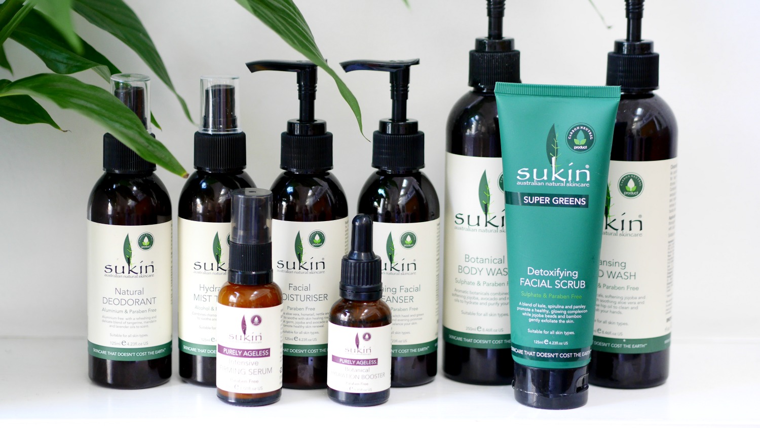 Sukin Natural Skincare and Haircare Products