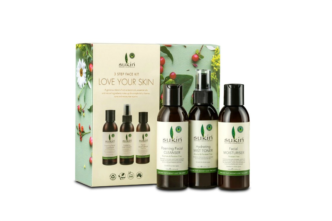 Sukin Love Your Skin 3 Step Facial Gift Pack